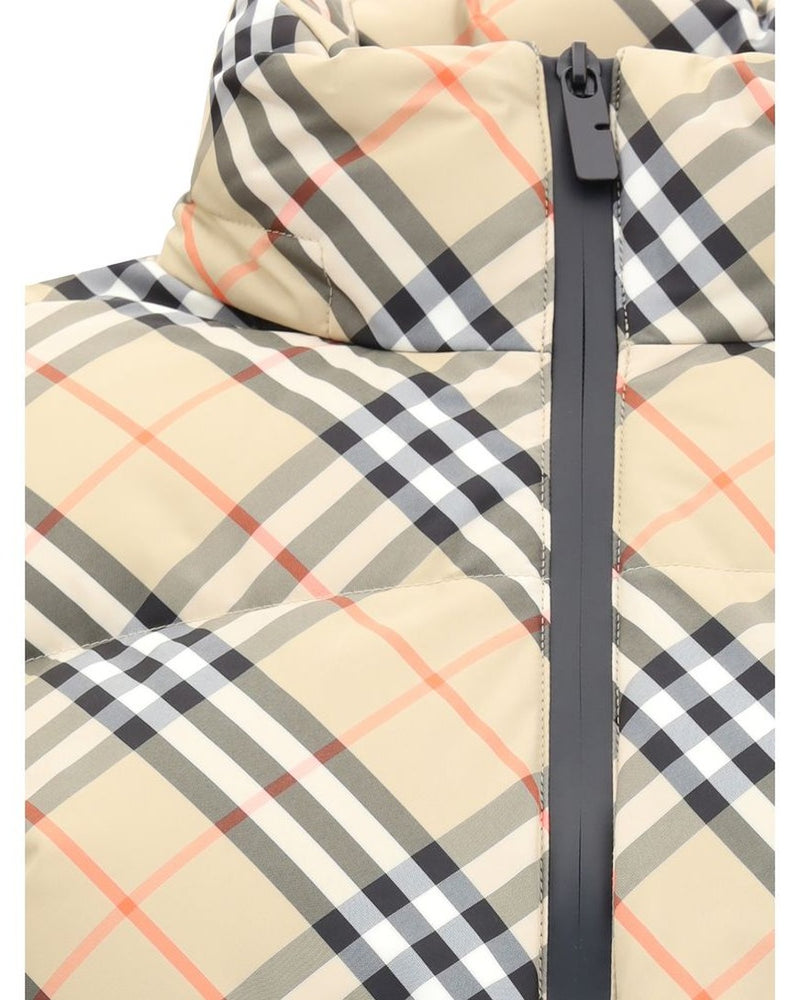 Burberry Check Down Jacket Glam Steals