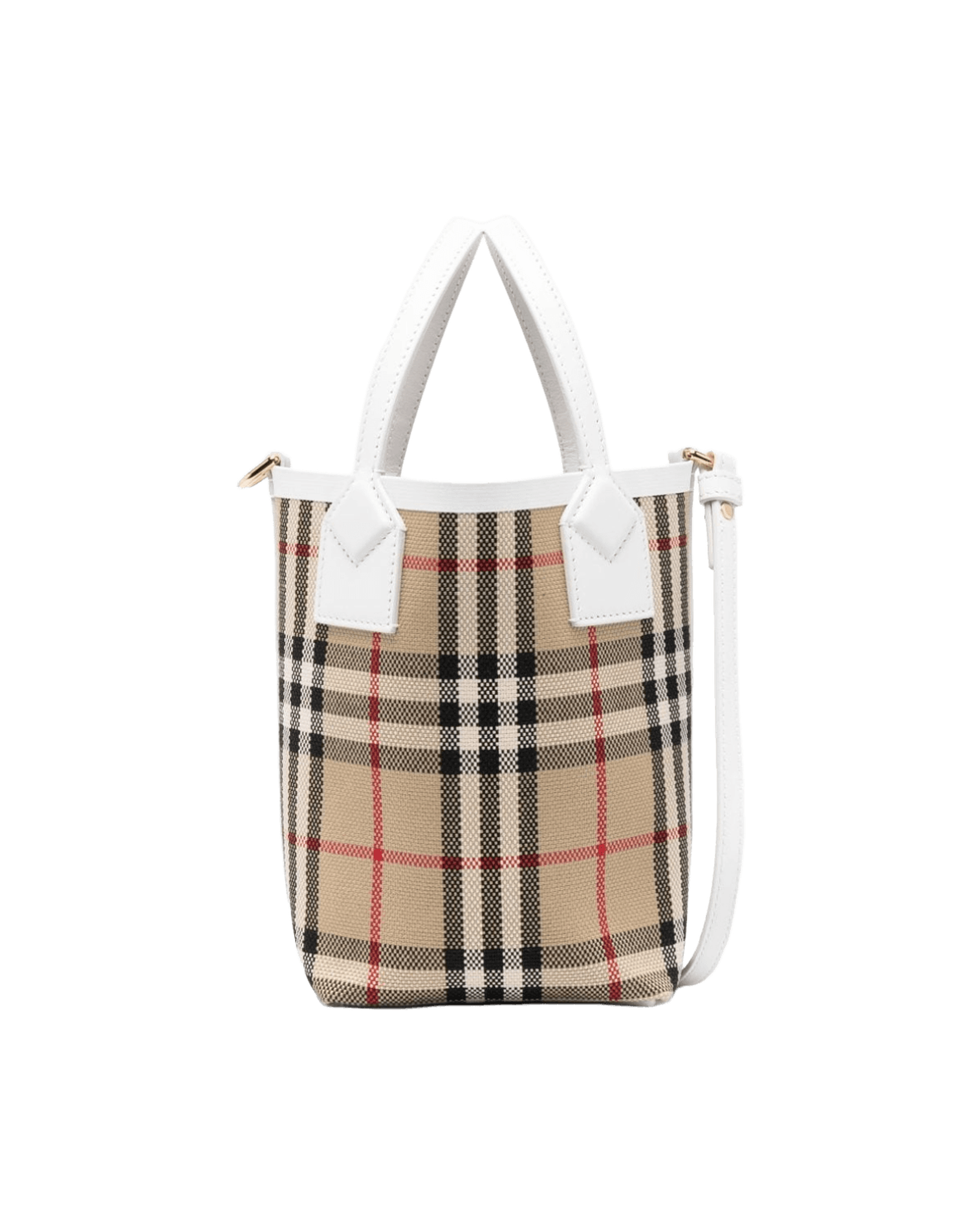 Burberry Check Motif Mini Bucket Bag Glam Steals