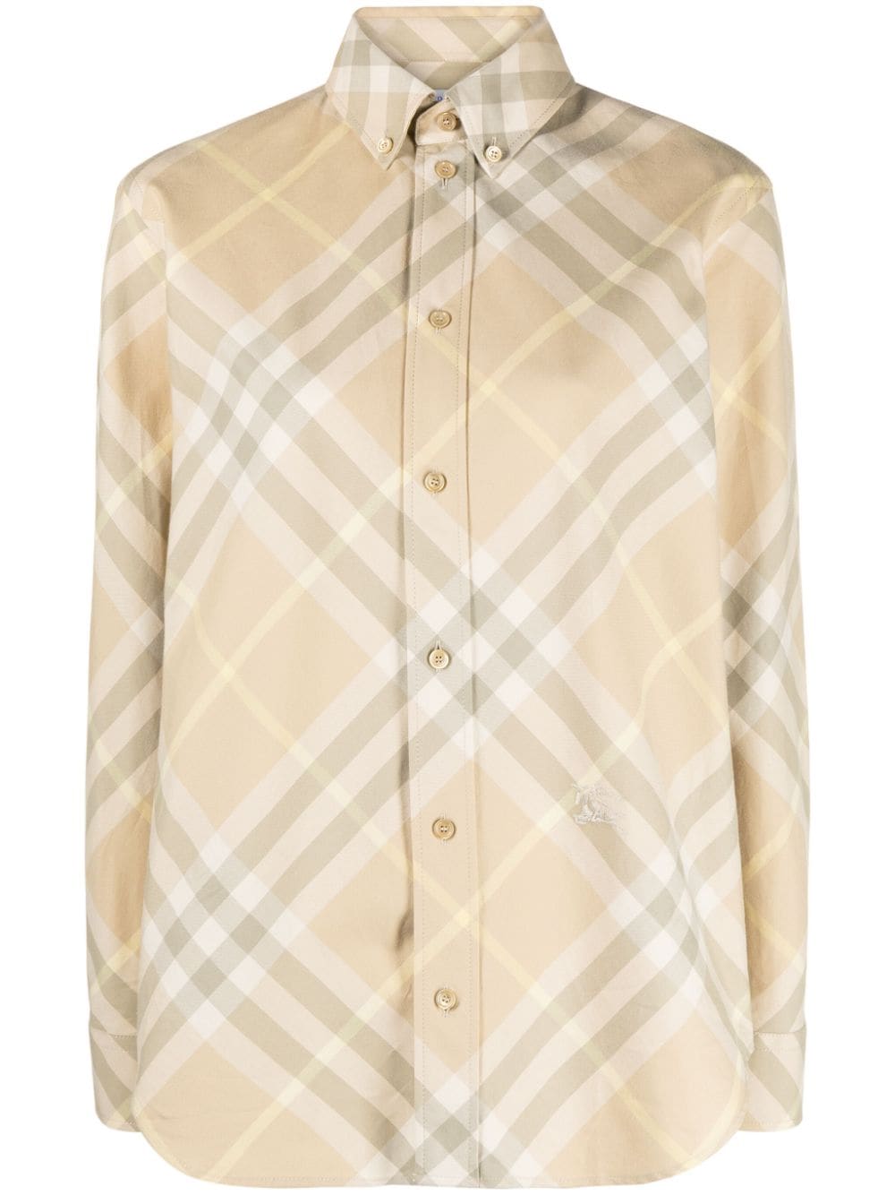 Burberry Check Motif Shirt Glam Steals