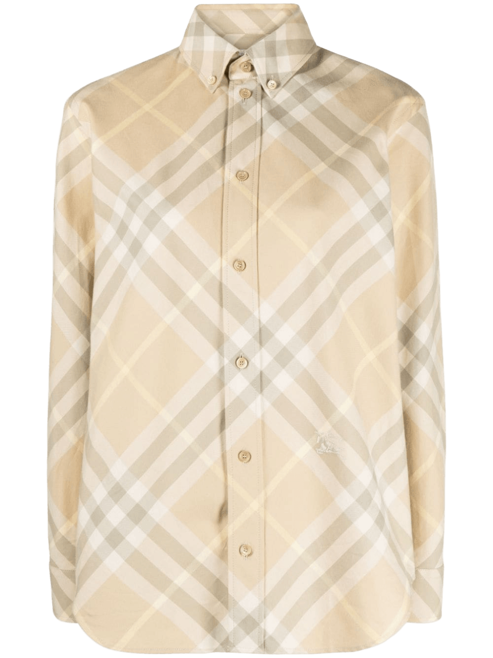 Burberry Check Motif Shirt Glam Steals