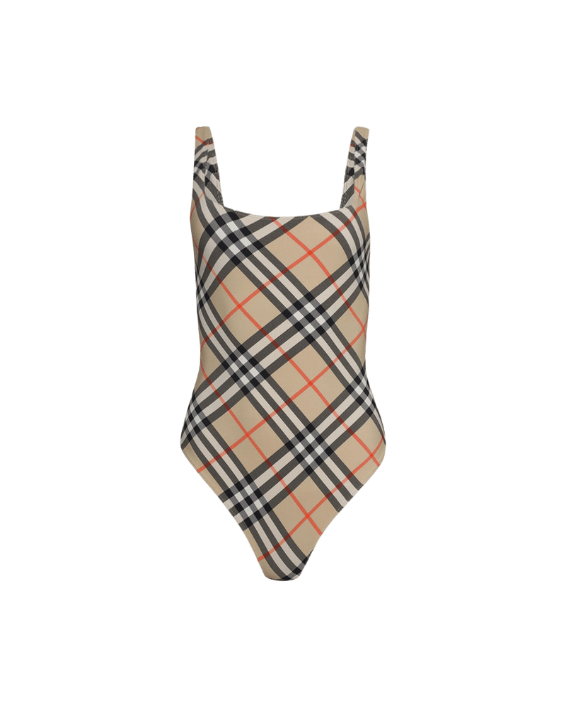Burberry Check Swimsuit Glam Steals