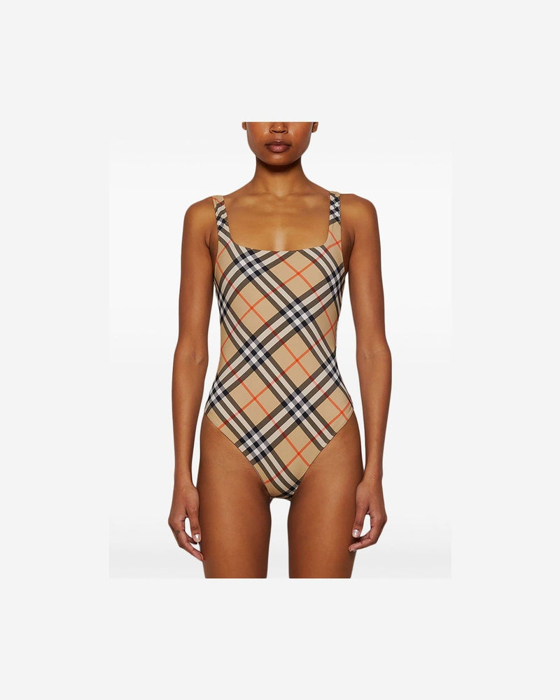 Burberry Check Swimsuit Glam Steals