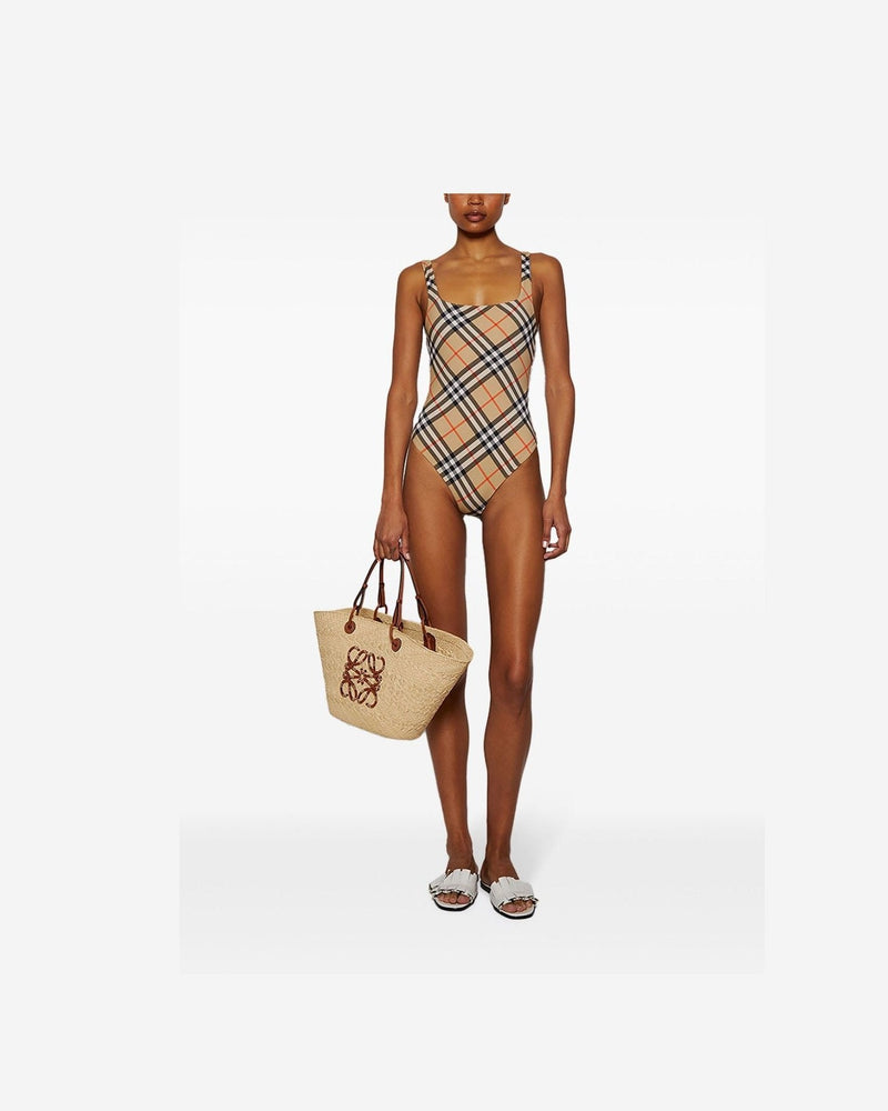 Burberry Check Swimsuit Glam Steals