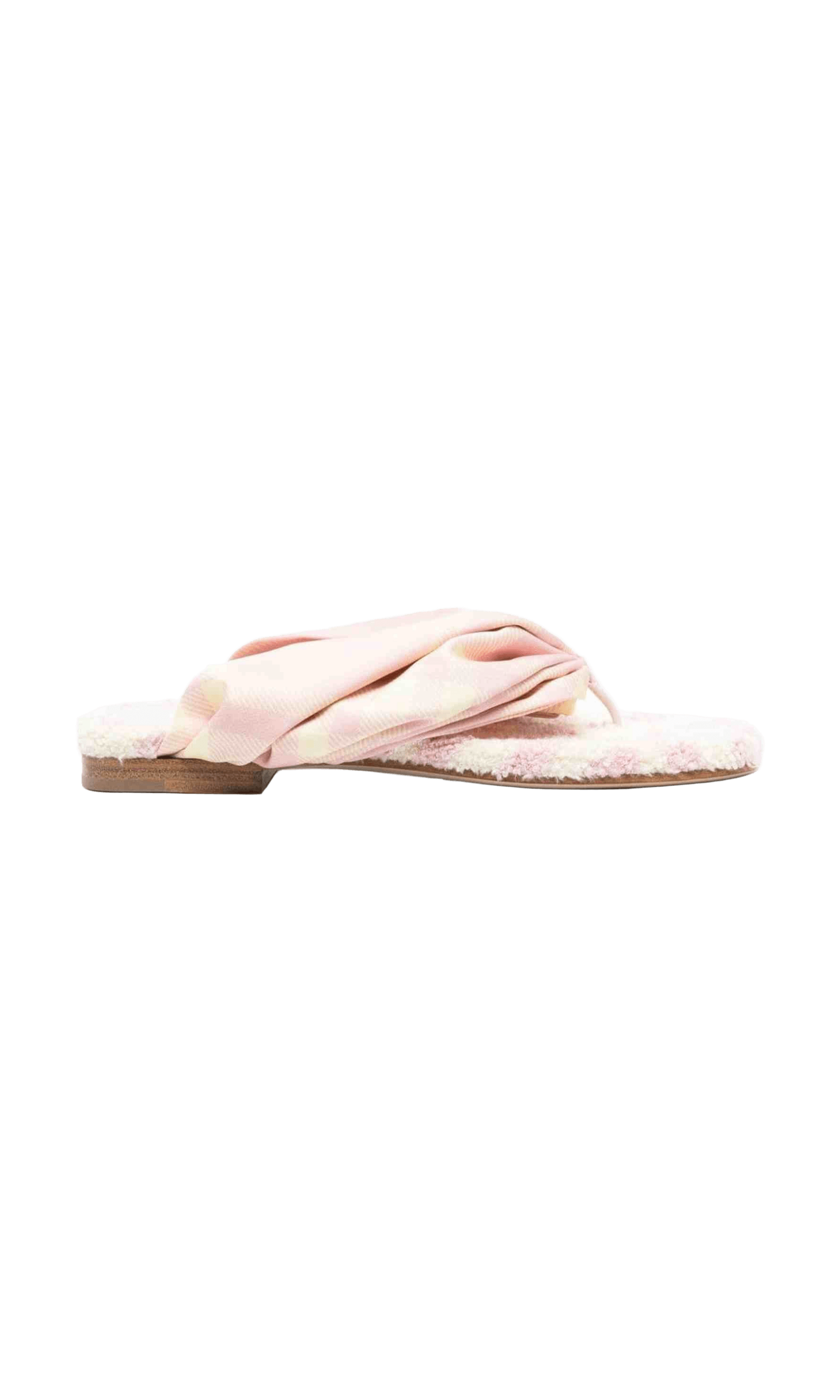 Burberry Check Thong Sandals Glam Steals