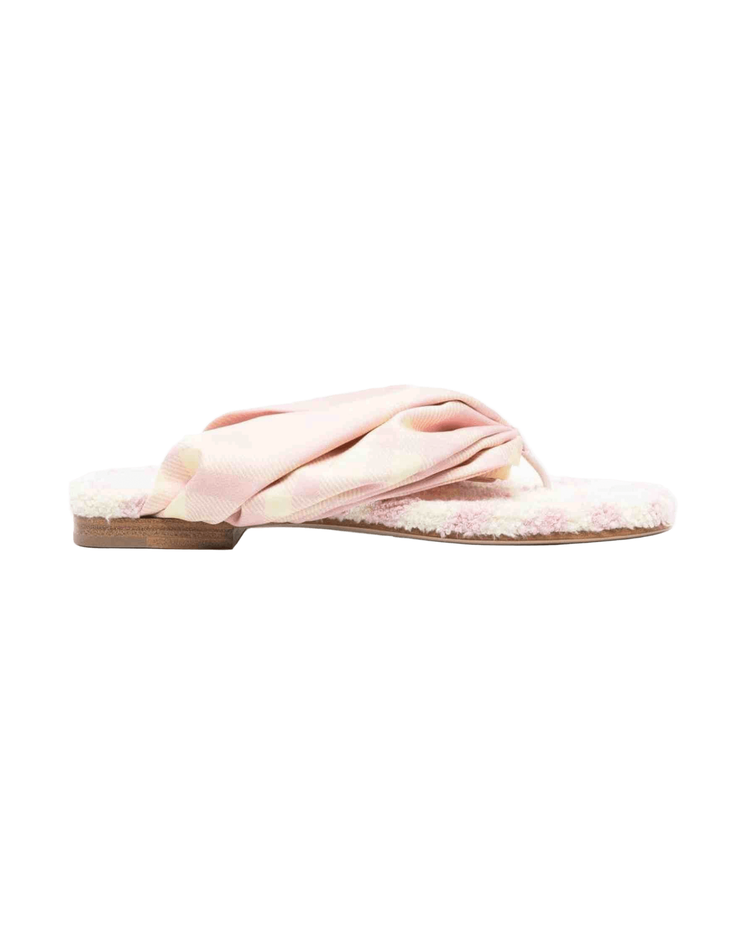 Burberry Check Thong Sandals Glam Steals