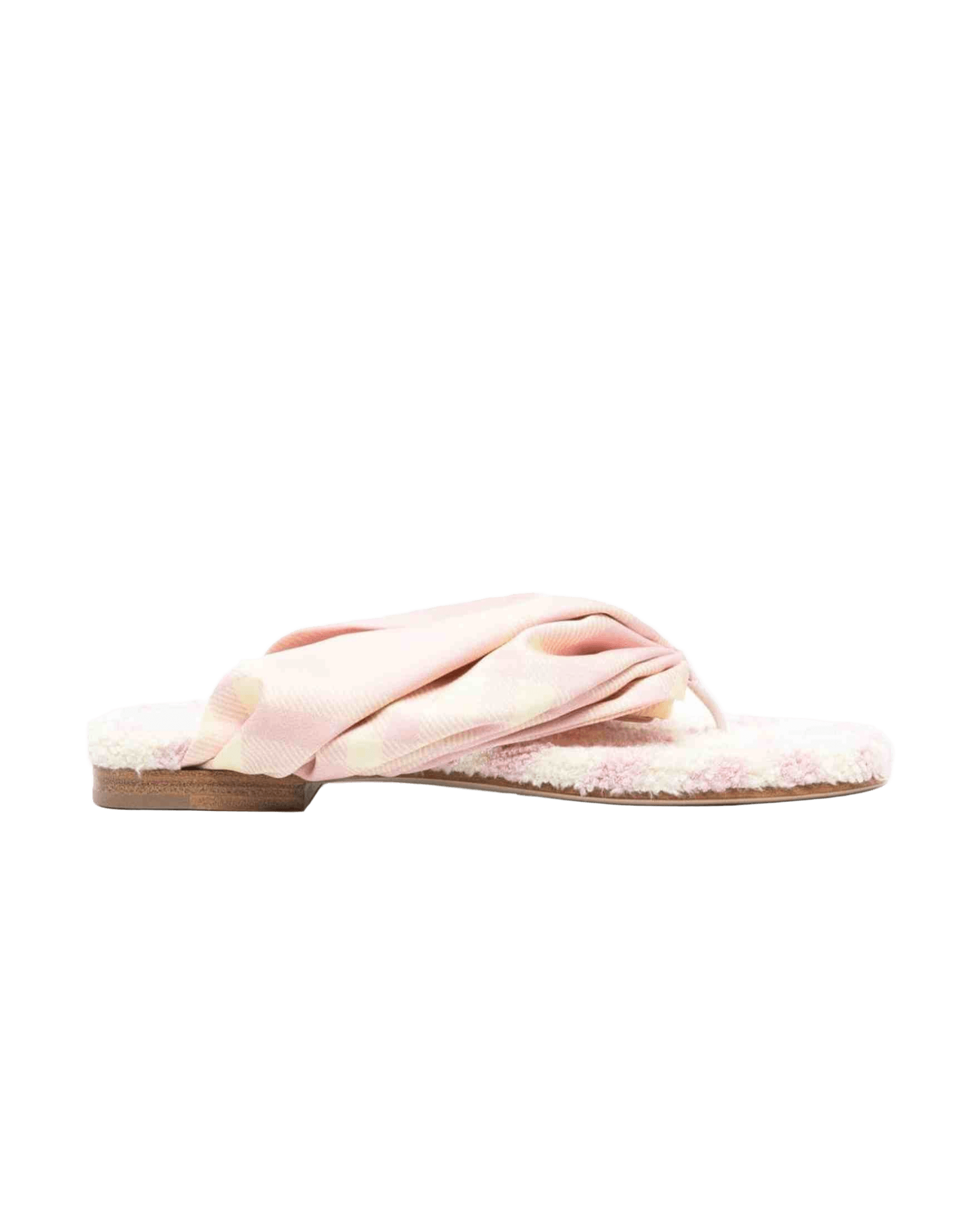Burberry Check Thong Sandals Glam Steals