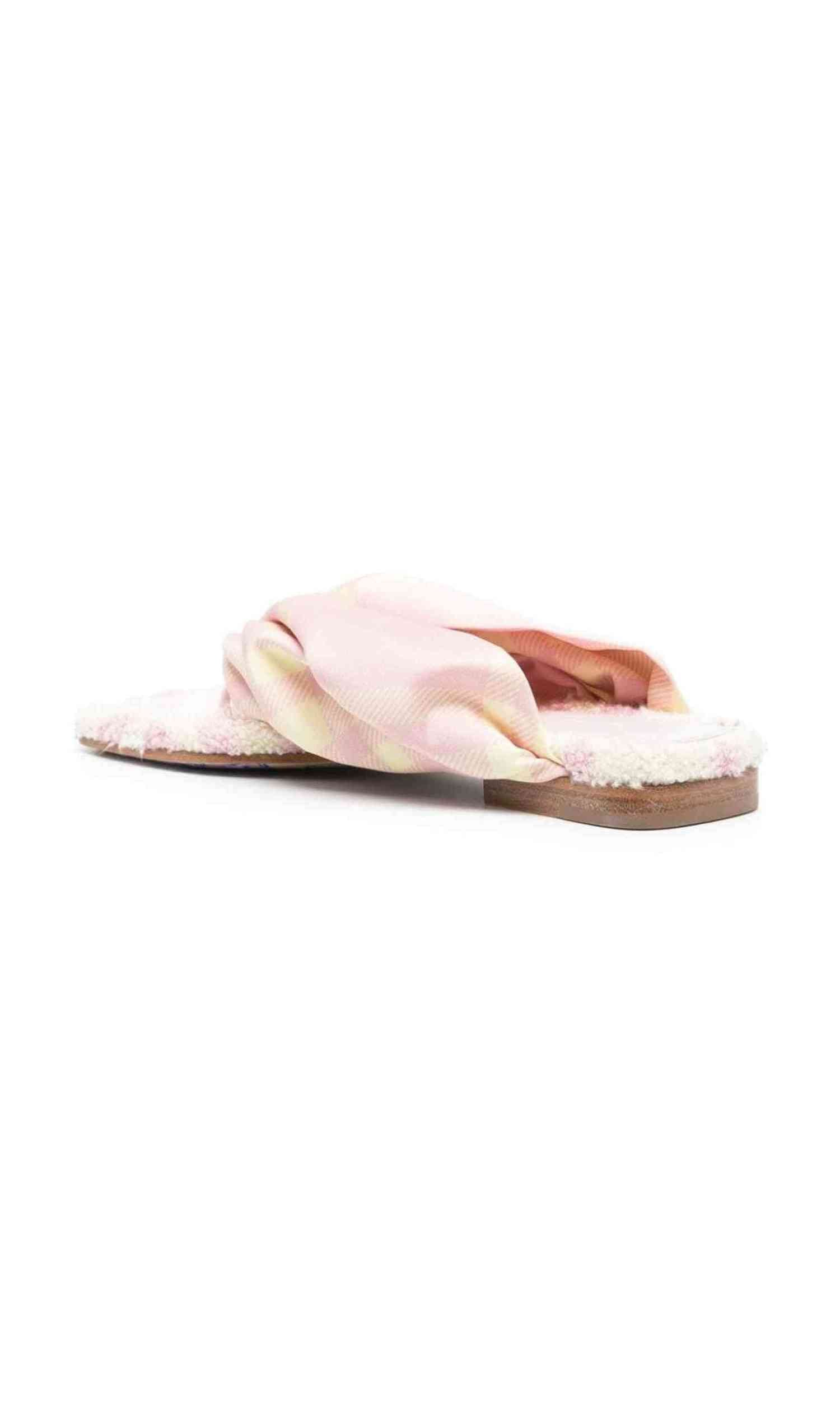 Burberry Check Thong Sandals Glam Steals