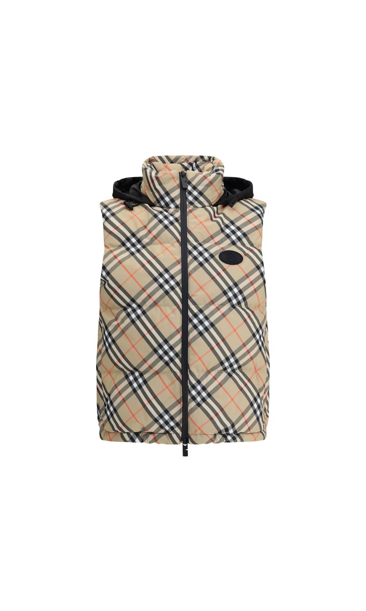 Burberry Check Vest Down Jacket Glam Steals