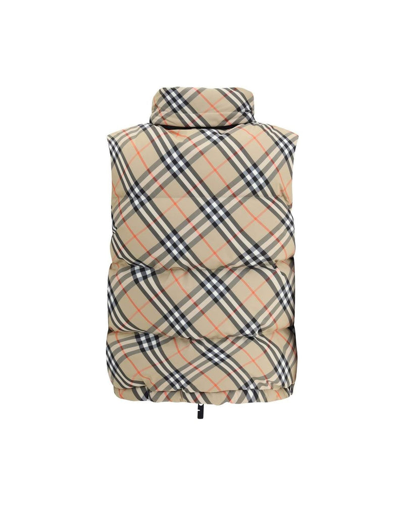 Burberry Check Vest Down Jacket Glam Steals