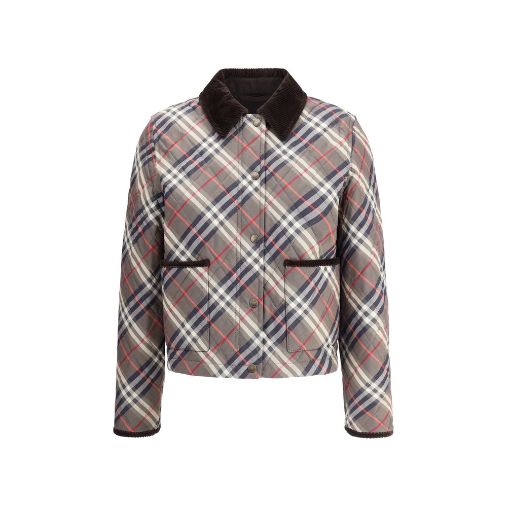 Burberry Check Wadded Jacket Glam Steals