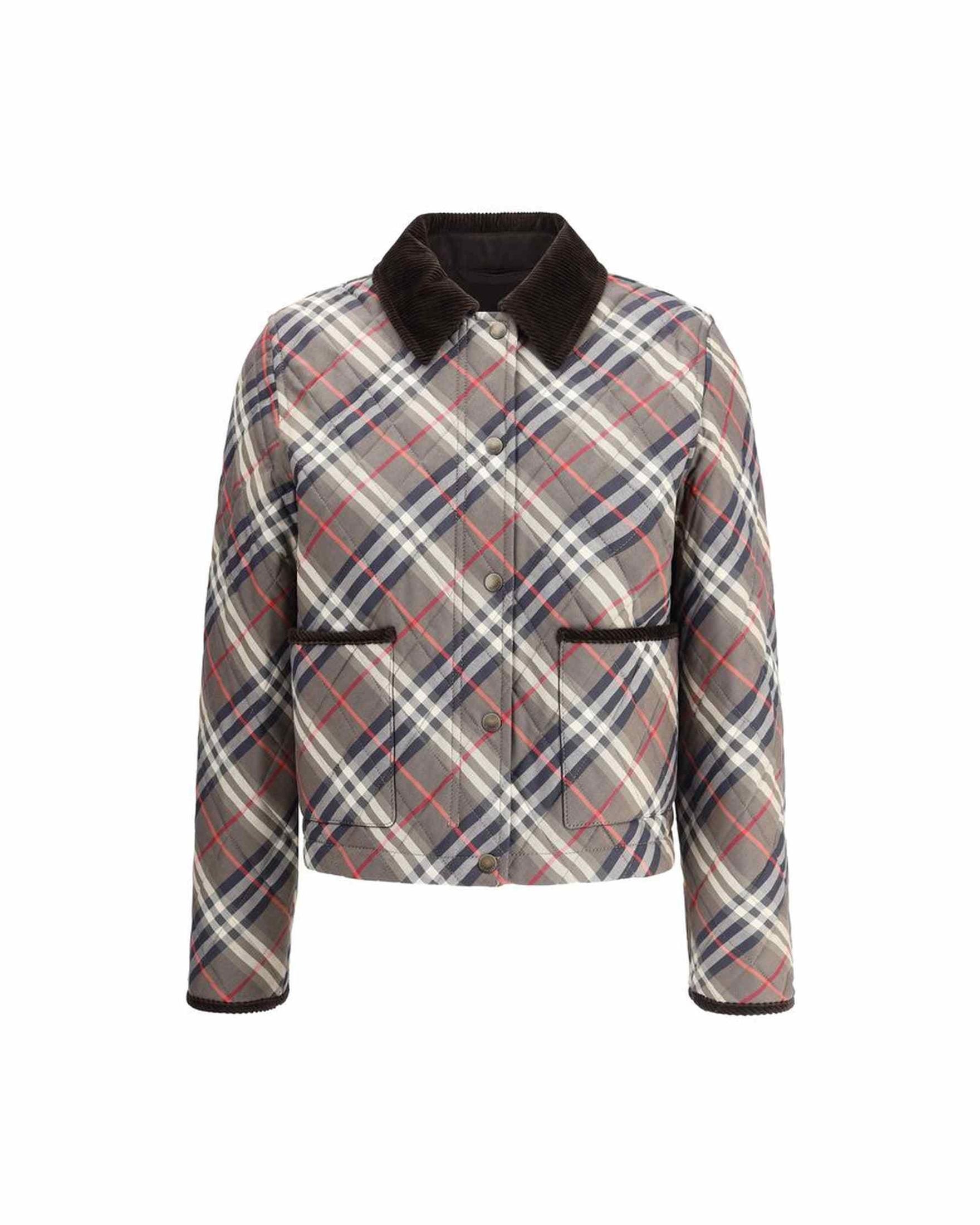 Burberry Check Wadded Jacket Glam Steals