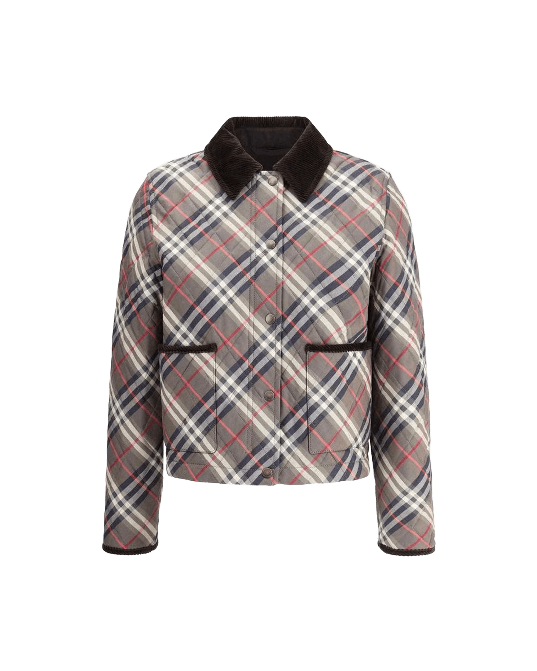 Burberry Check Wadded Jacket Glam Steals