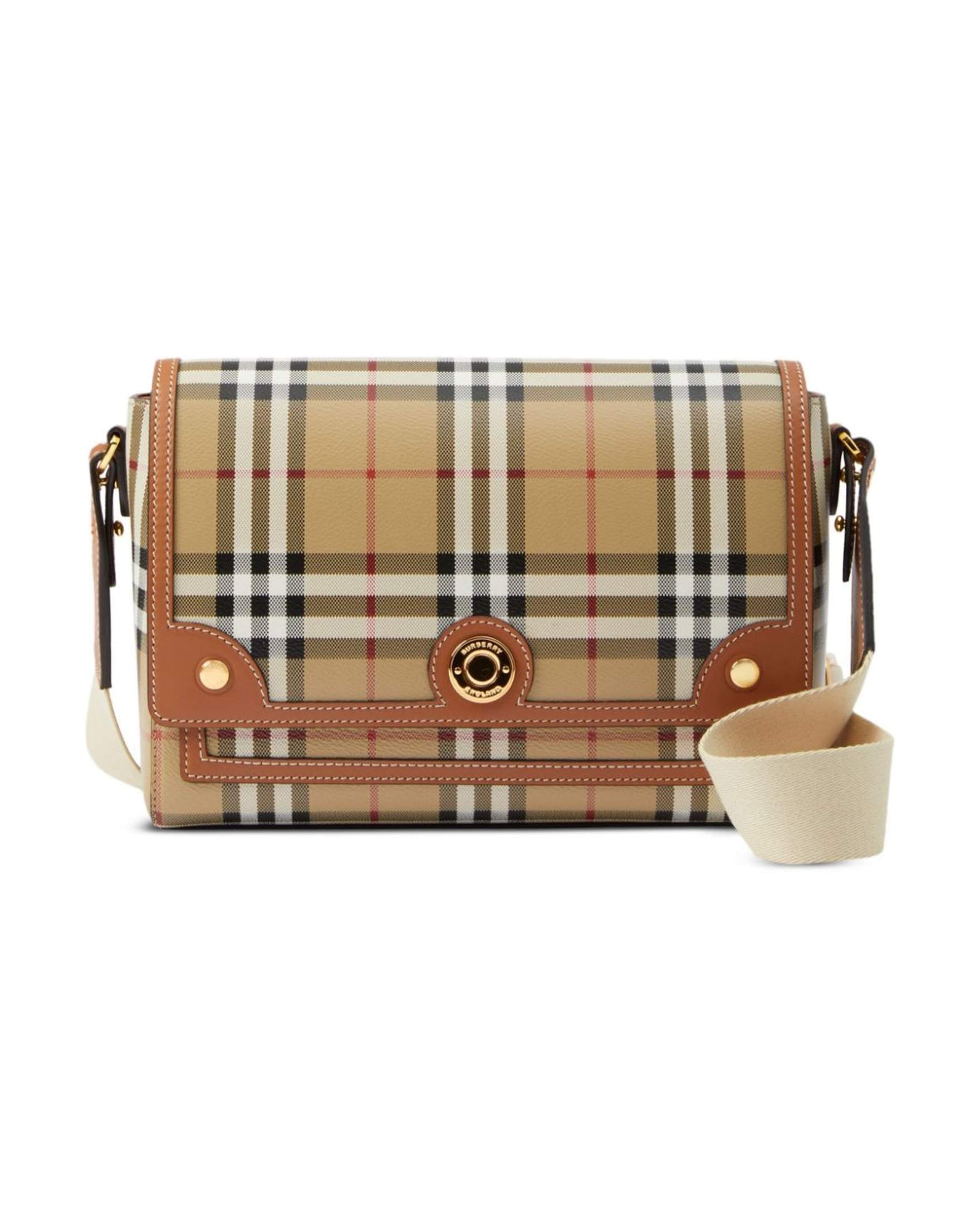 Burberry Checked Note Shoulder Bag Glam Steals