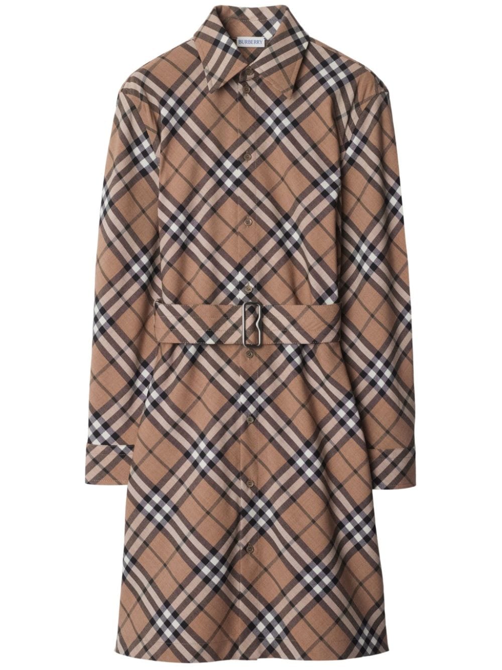 Burberry Checked Shirt Dress Glam Steals
