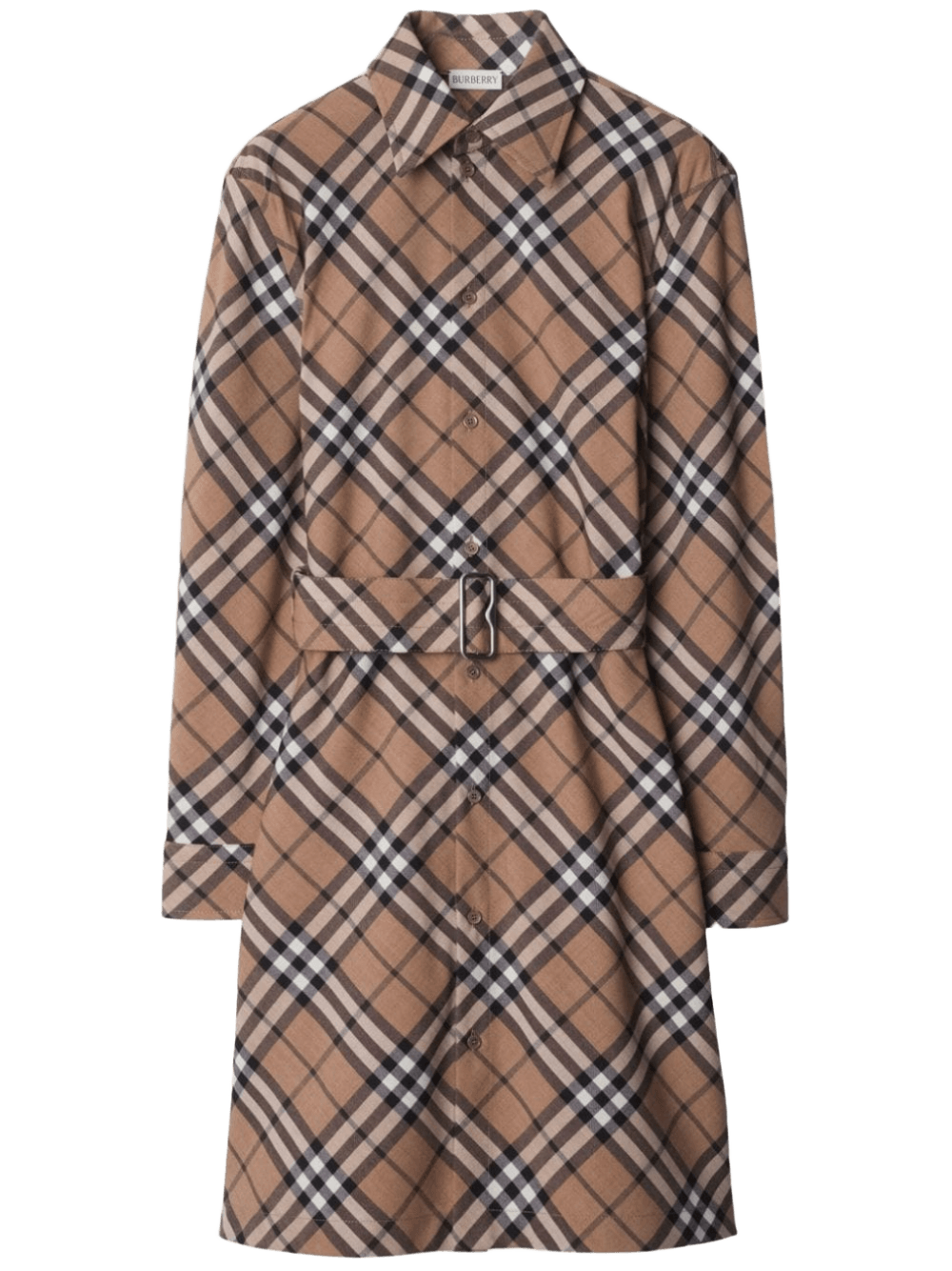 Burberry Checked Shirt Dress Glam Steals
