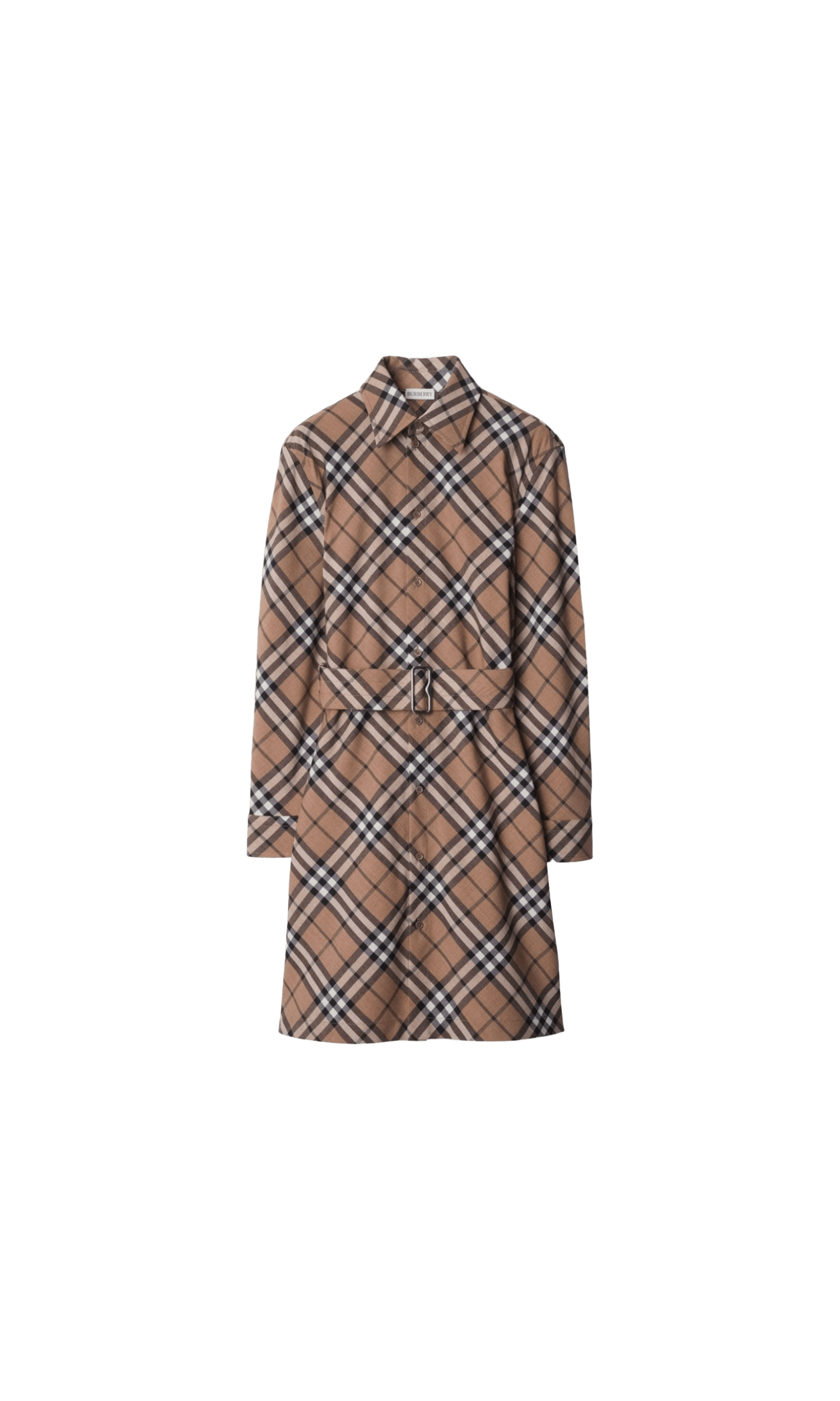 Burberry Checked Shirt Dress Glam Steals