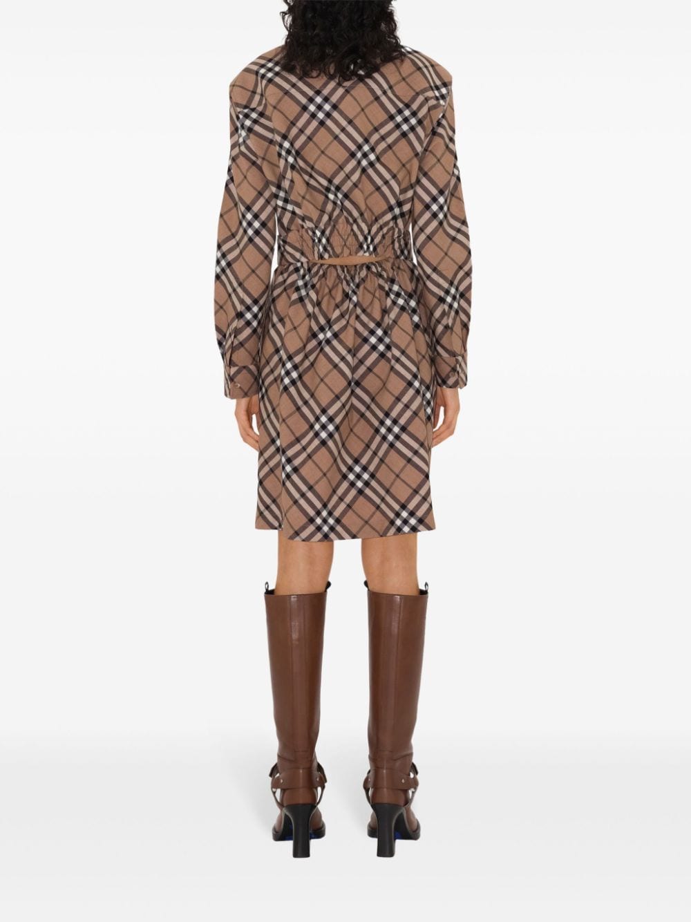 Burberry Checked Shirt Dress Glam Steals