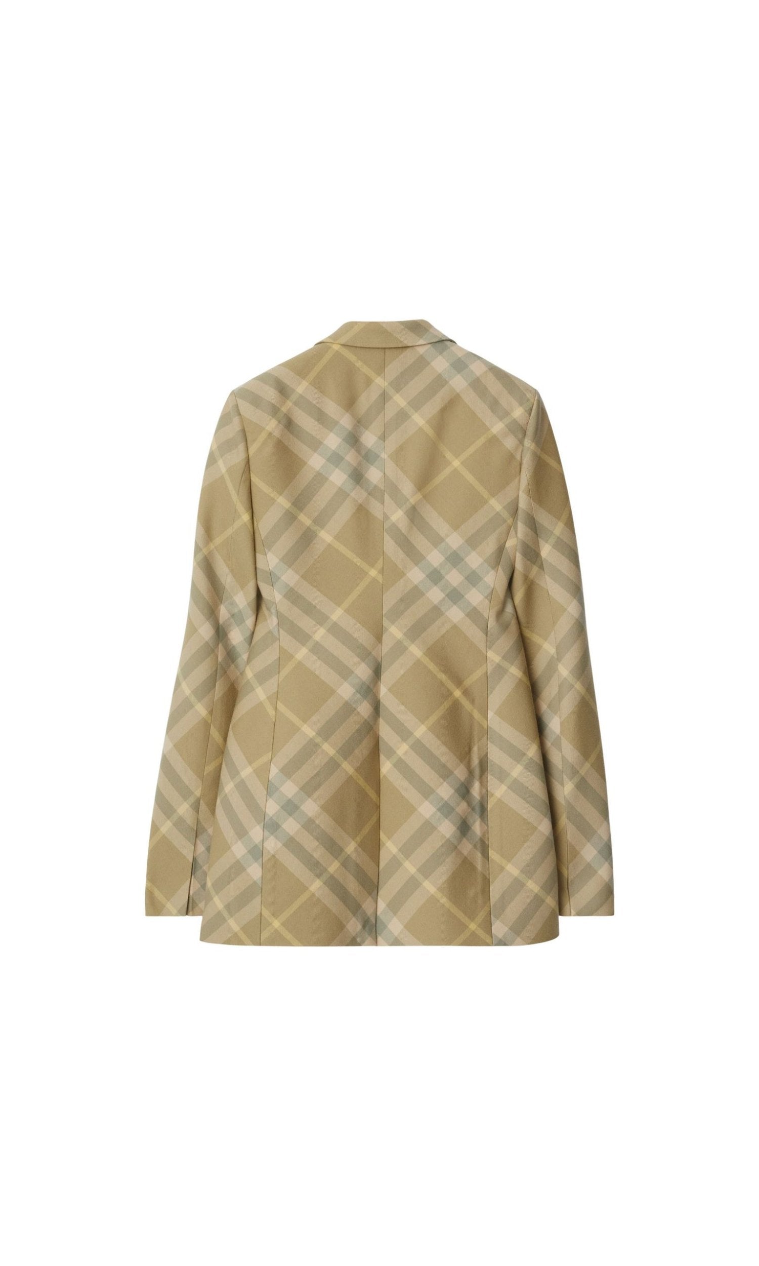 Burberry Checked Tailored Single Breasted Blazer Glam Steals