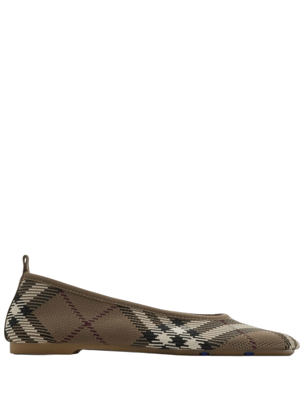Burberry Checkered Ballerina in Jacquard Glam Steals