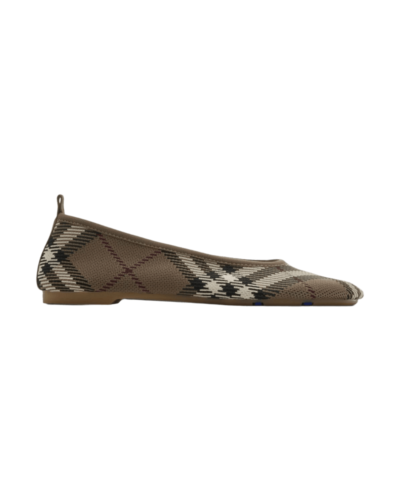 Burberry Checkered Ballerina In Jacquard Glam Steals