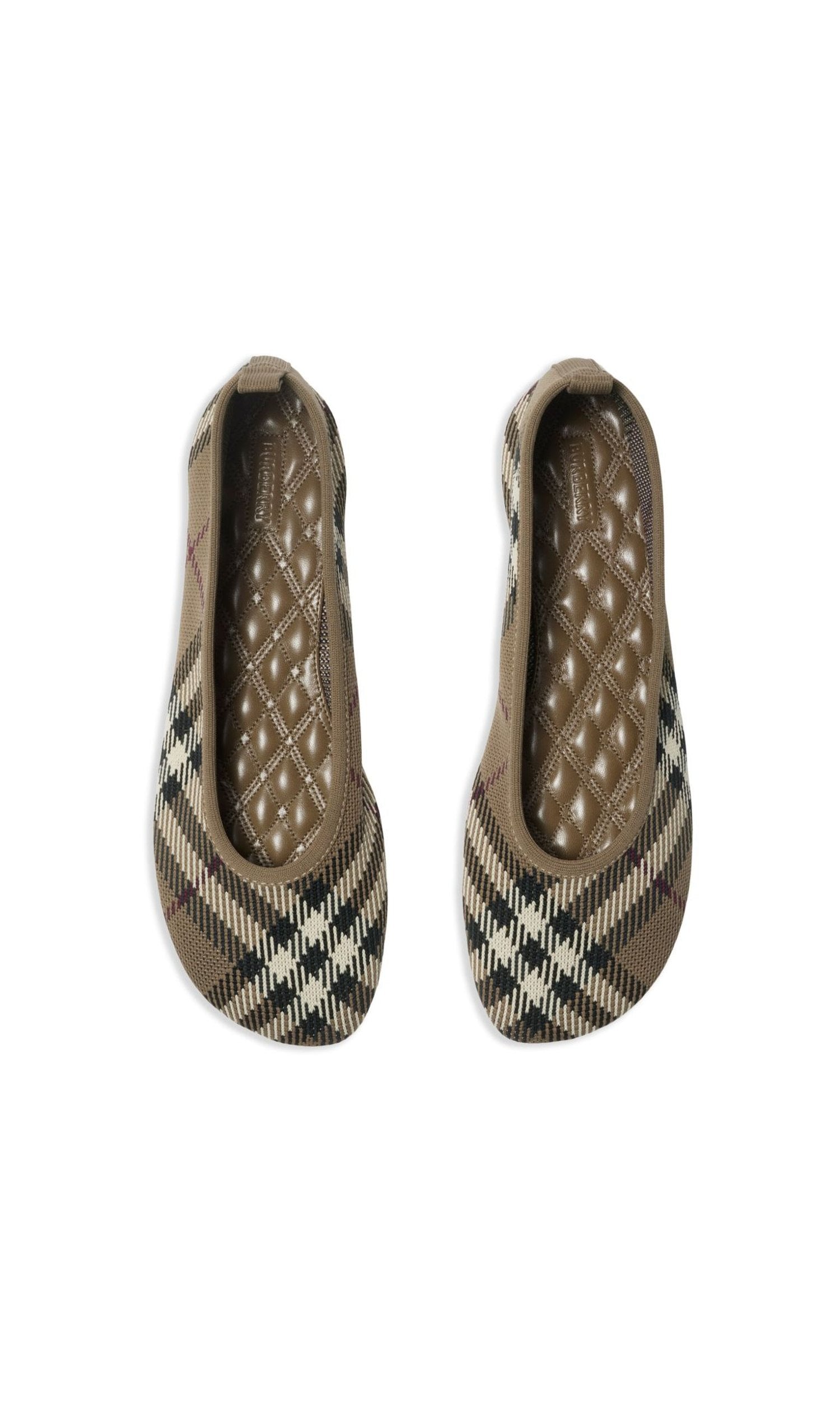 Burberry Checkered Ballerina in Jacquard Glam Steals