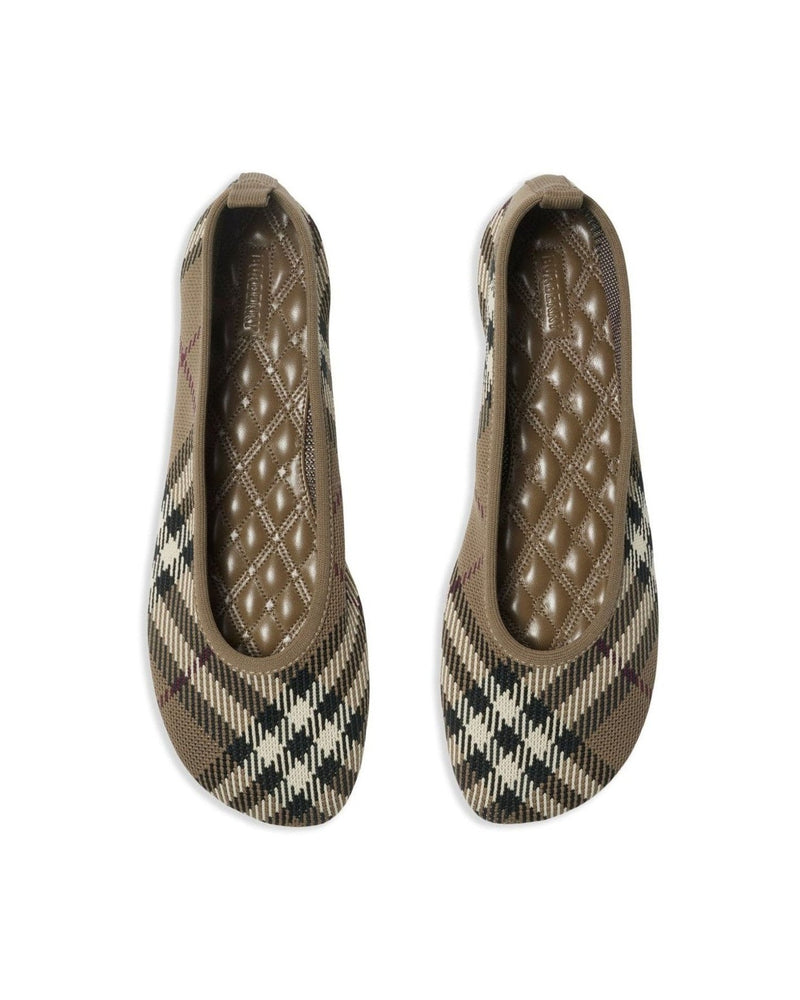 Burberry Checkered Ballerina in Jacquard Glam Steals