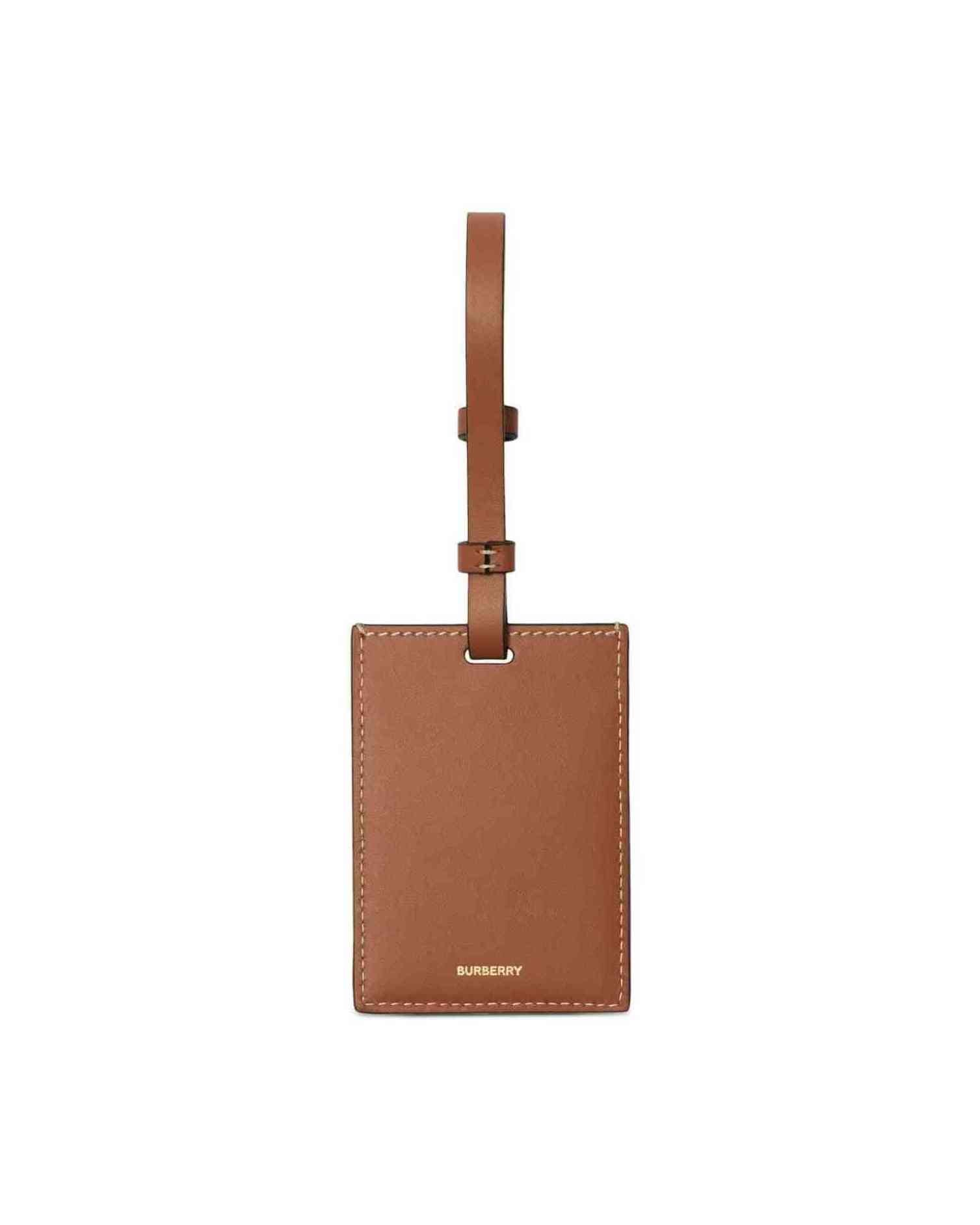 Burberry Checkered Luggage Tag Glam Steals
