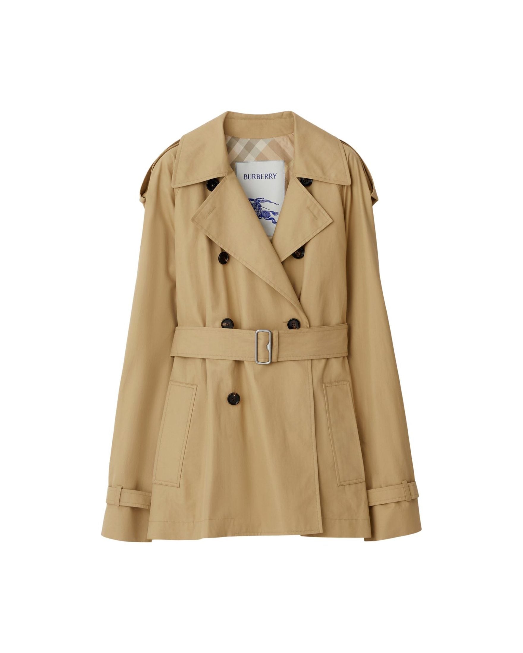 Burberry Cotton Belted Trench Coat Glam Steals