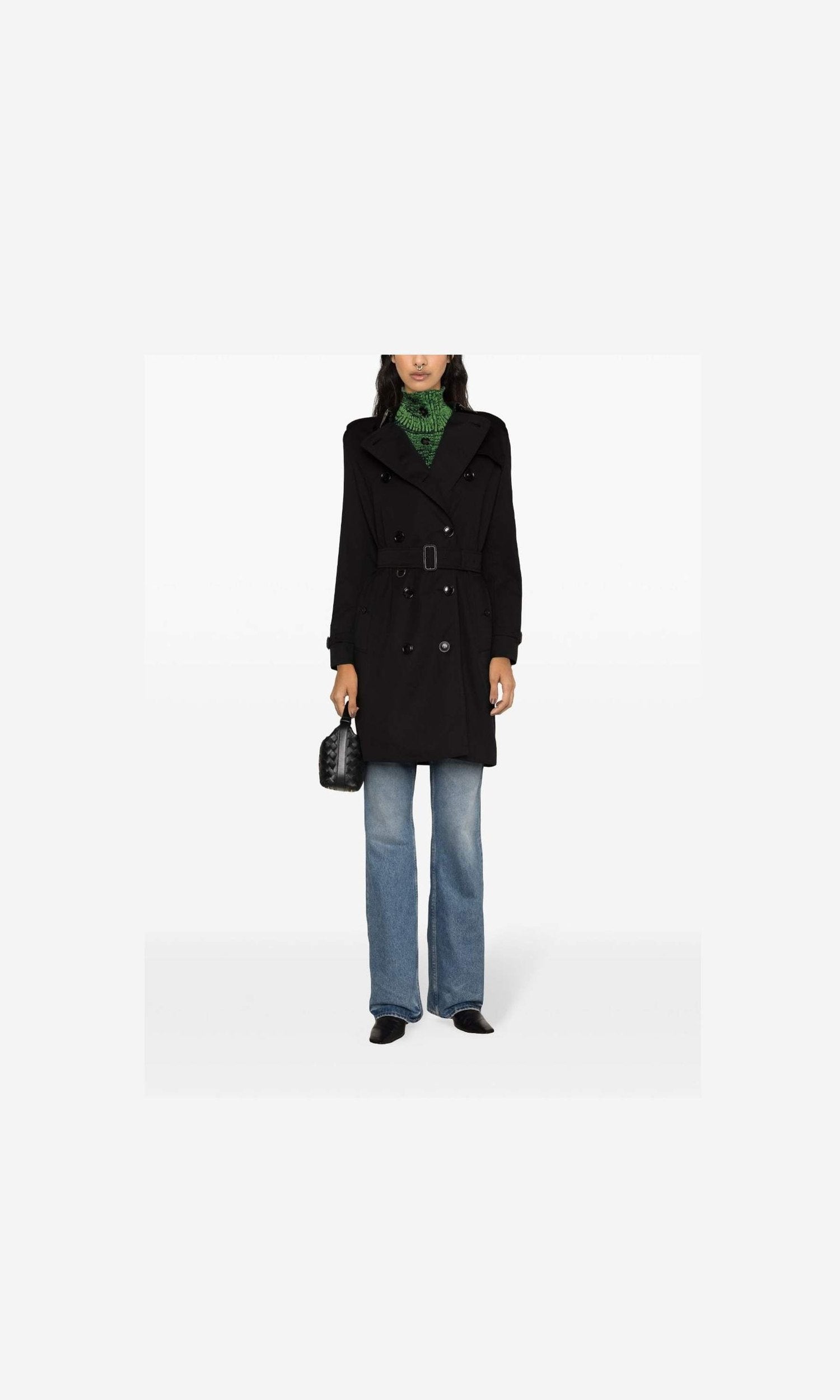 Burberry Cotton Double Breasted Coat Glam Steals