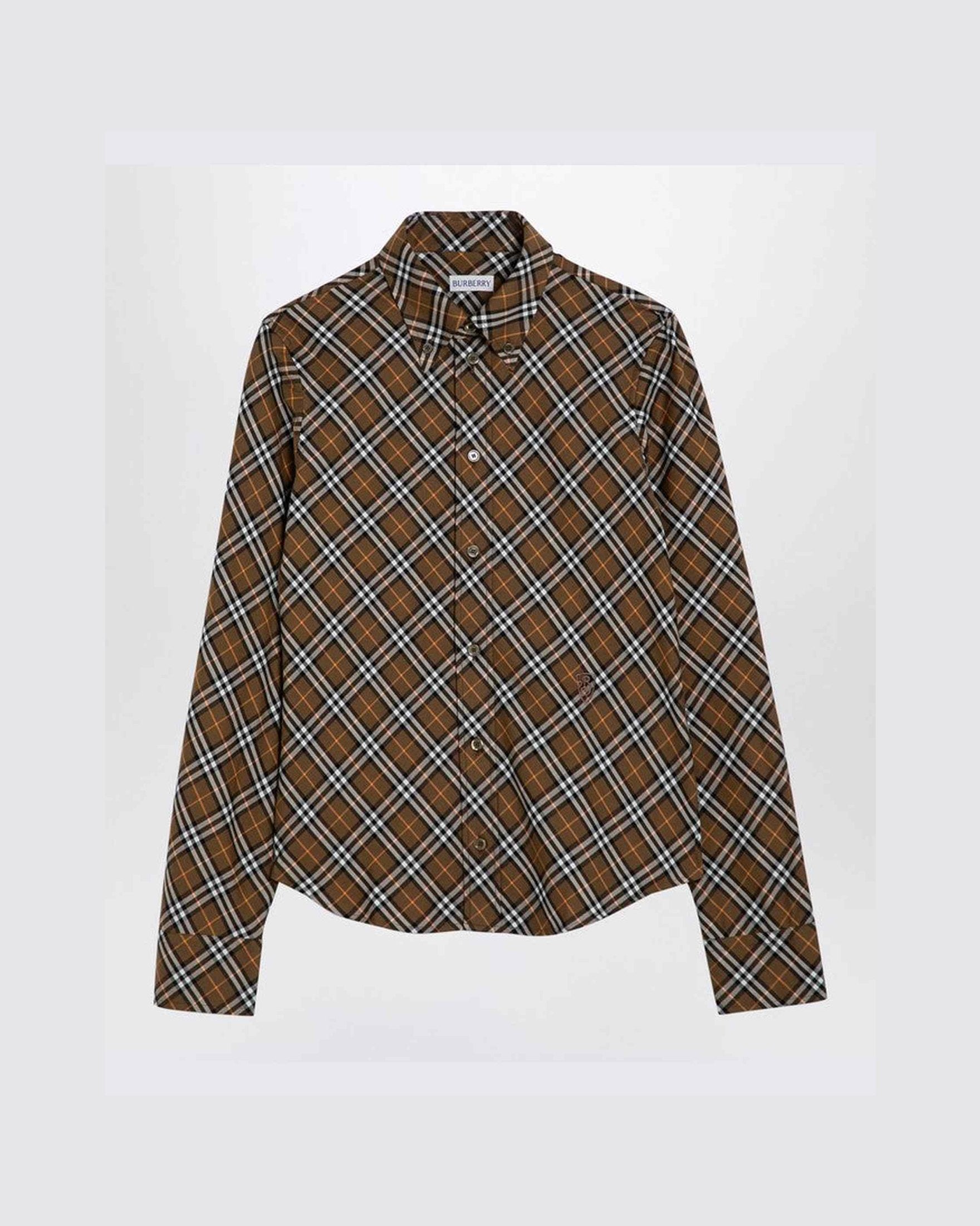 Burberry Cotton Oxid Coloured Check Shirt Glam Steals