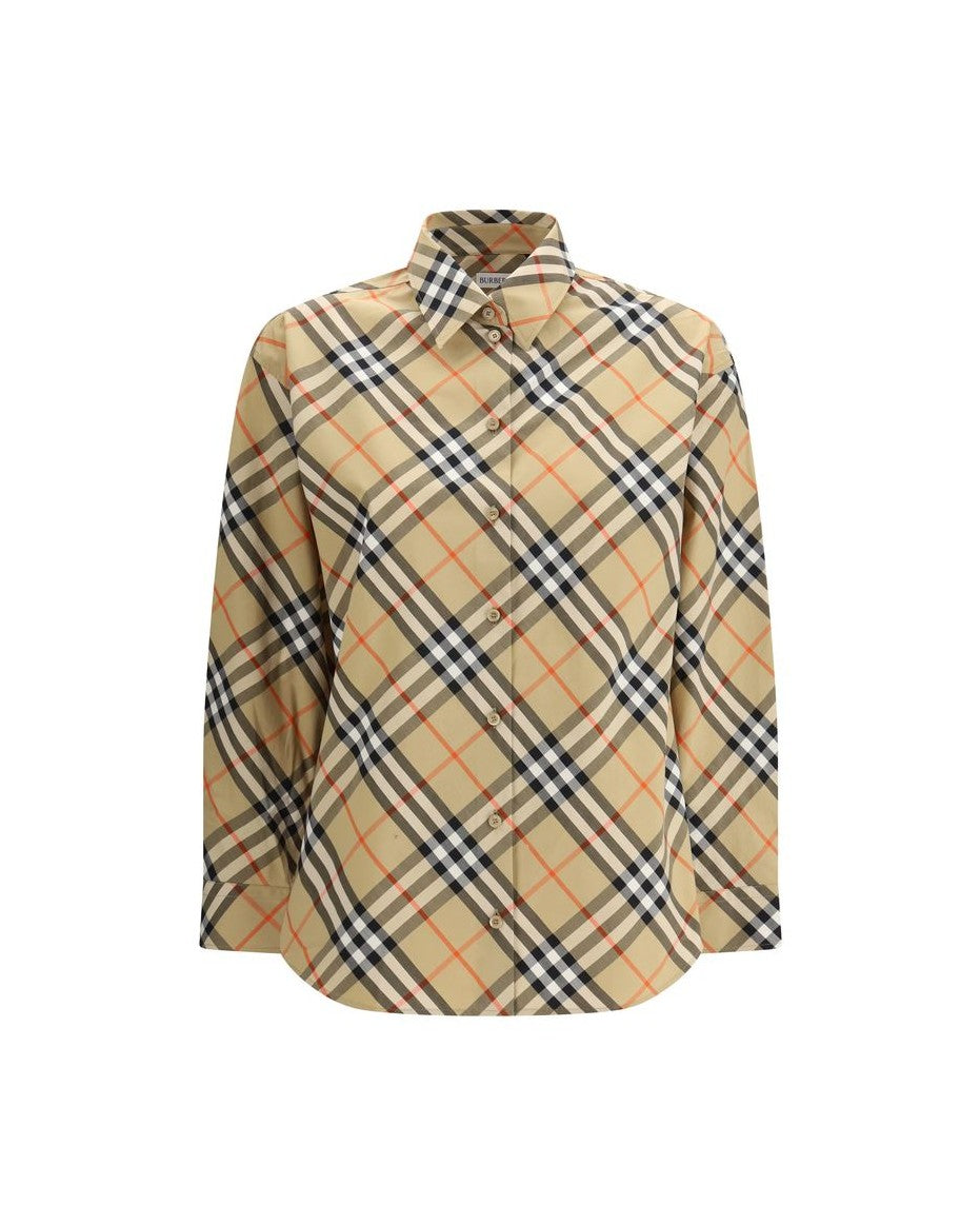 Burberry Cotton Pattern Shirt Shirts