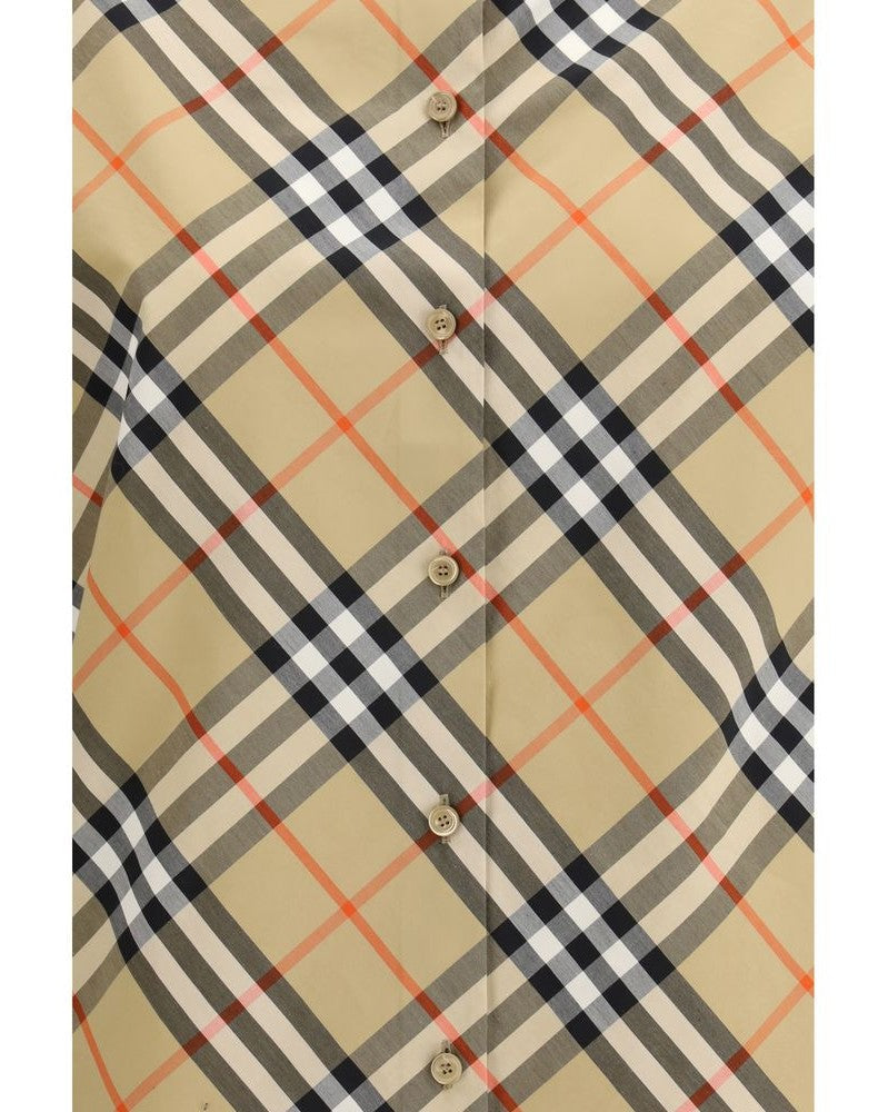 Burberry Cotton Pattern Shirt Shirts