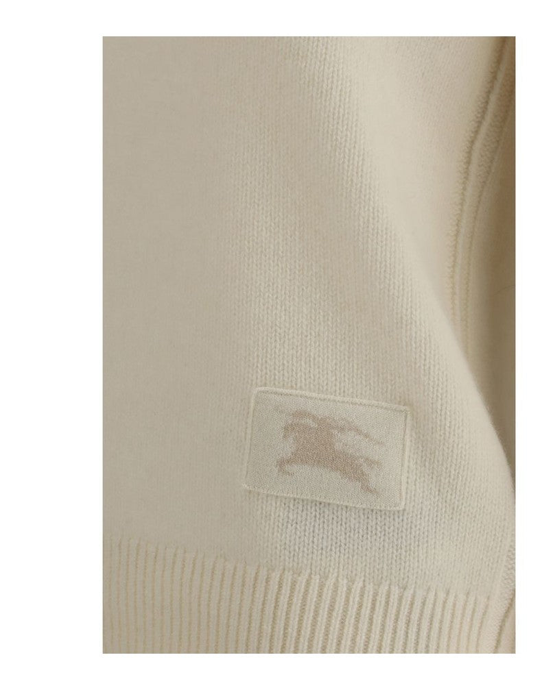Burberry Cream Cashmere Sweater Sweaters