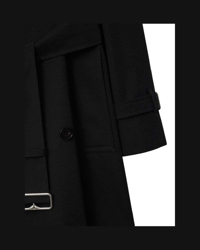 Burberry Detachable Collar Trench Coat Glam Steals