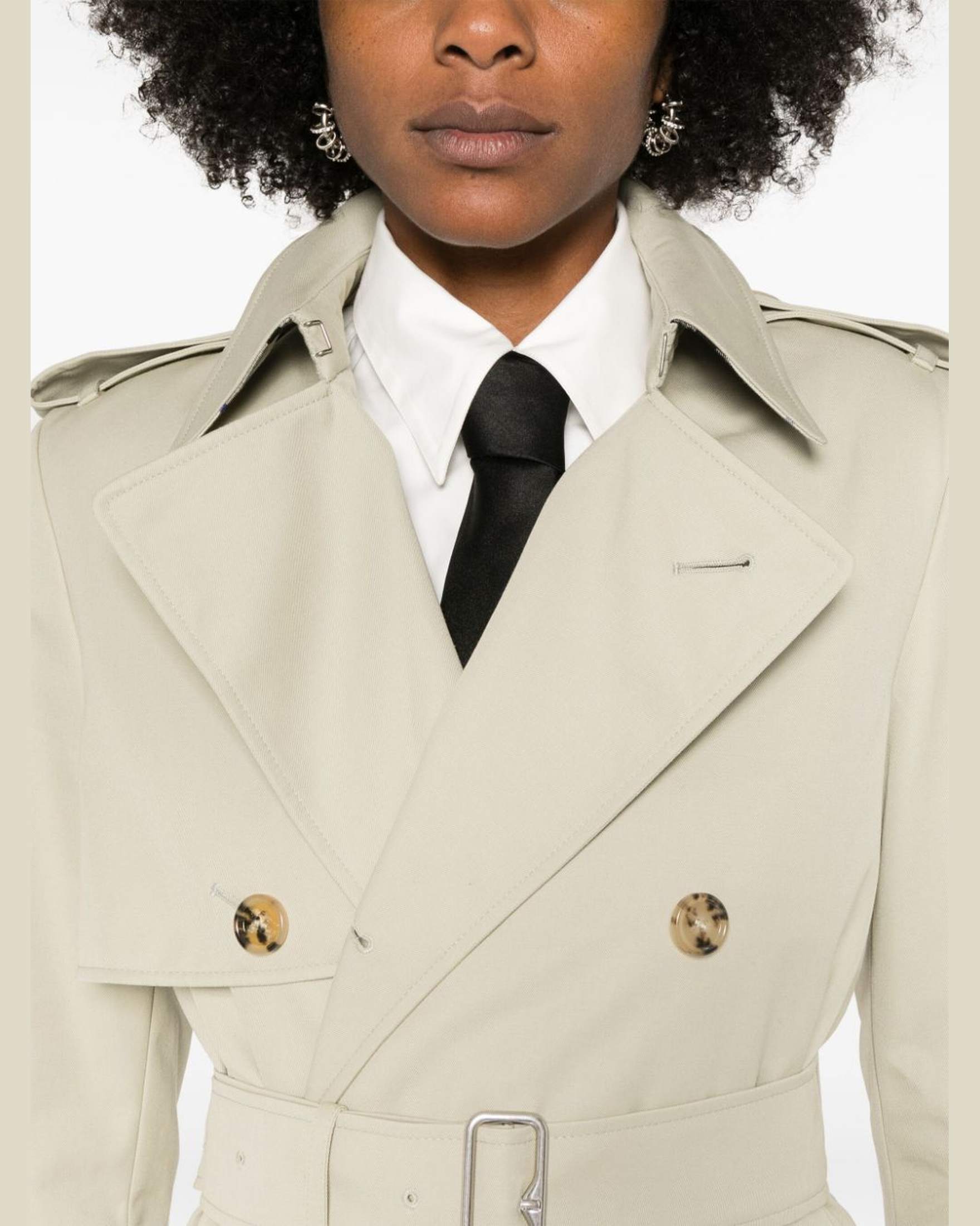Burberry Double Breasted Trench Coat Glam Steals