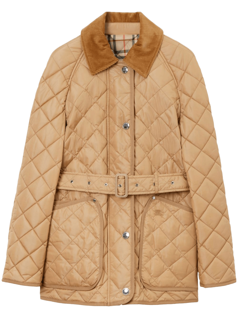 Burberry Ekd Embroidered Diamond Quilted Jacket Glam Steals