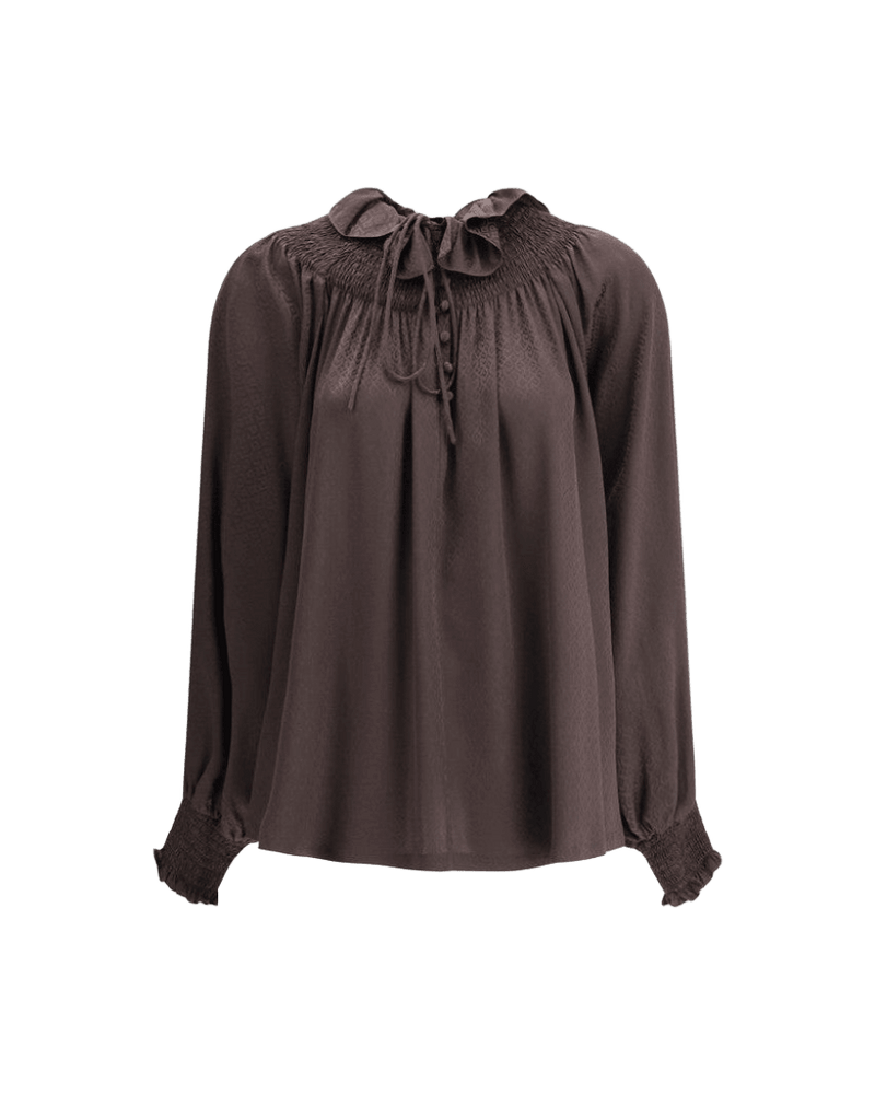 Burberry Geometric Silk Blouse Glam Steals