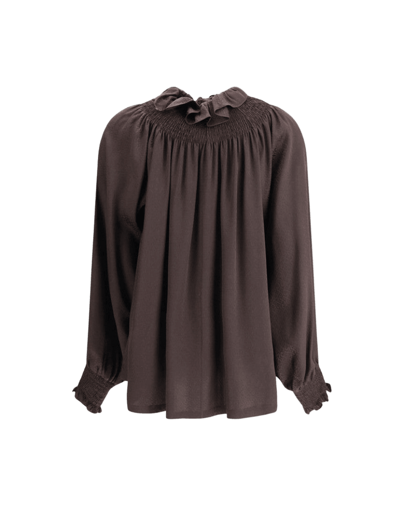 Burberry Geometric Silk Blouse Glam Steals