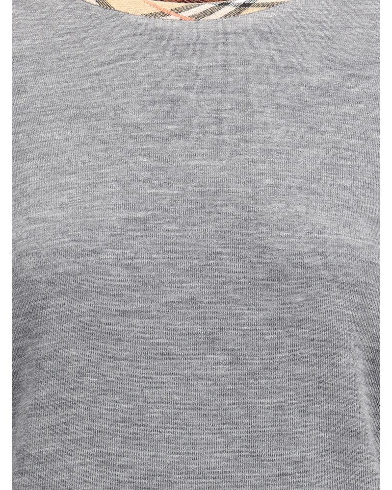 Burberry Gray Cotton Sweatshirt Glam Steals