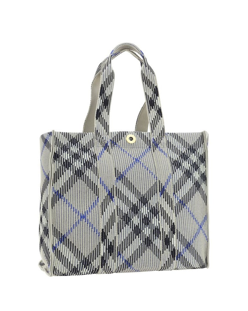 Burberry Gray Fabric Shoulder Bag Glam Steals