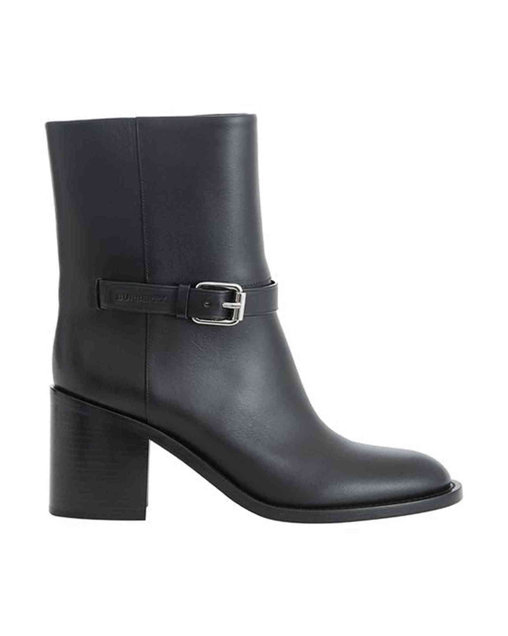 Burberry Leather Black Boot Glam Steals