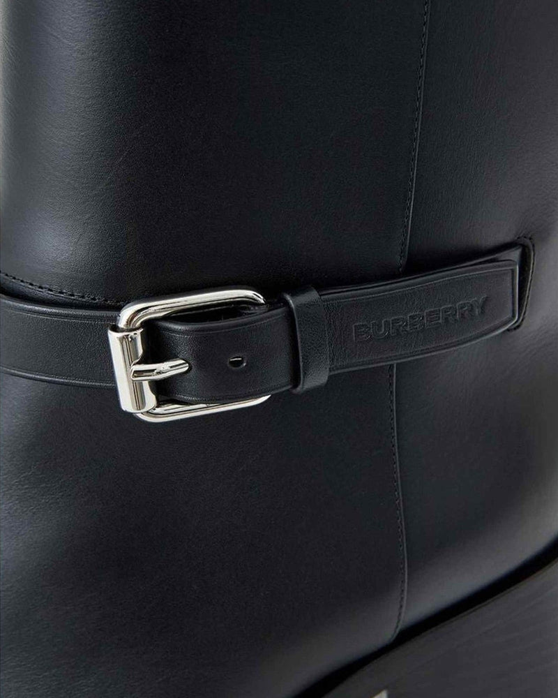 Burberry Leather Black Boot Glam Steals