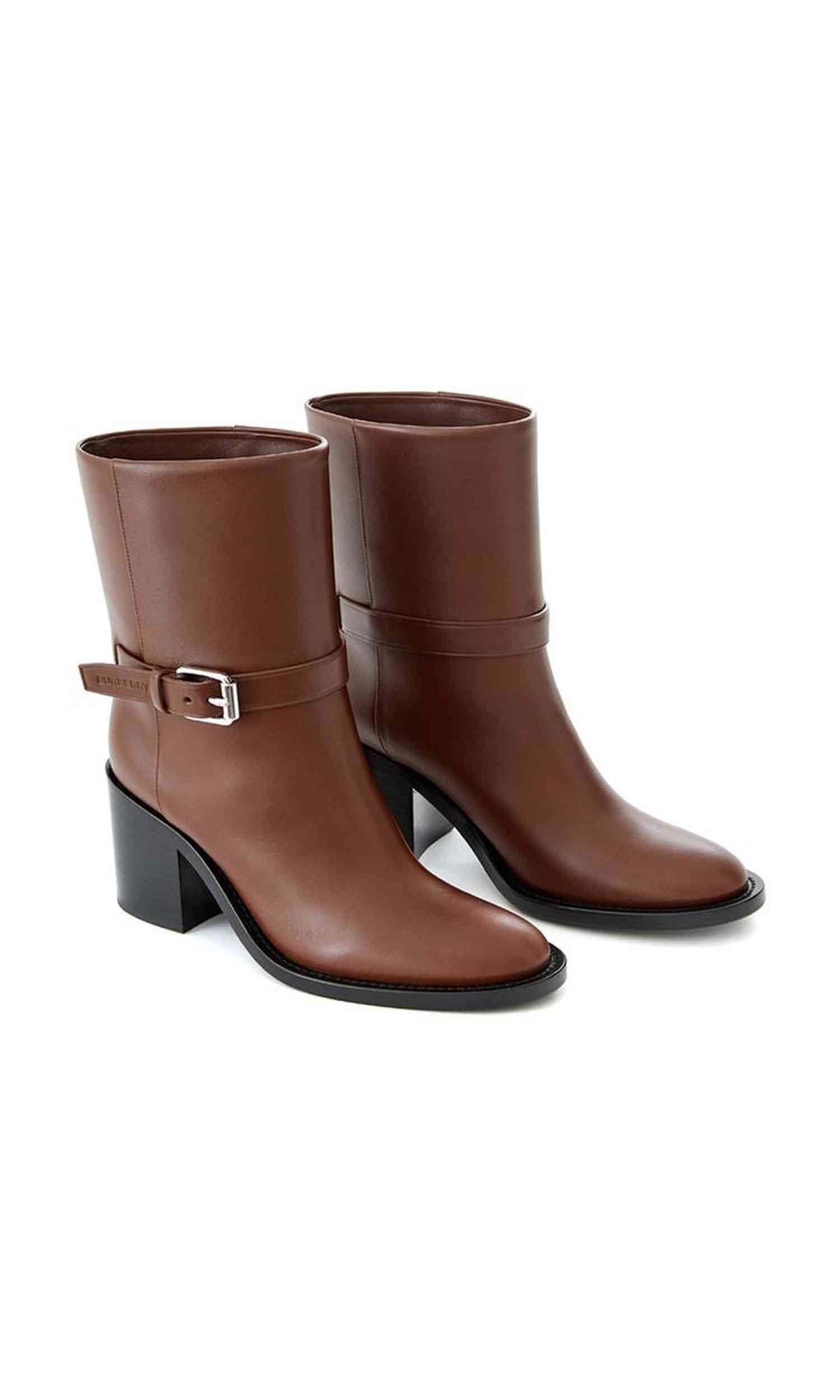 Burberry Leather Brown Boot Glam Steals