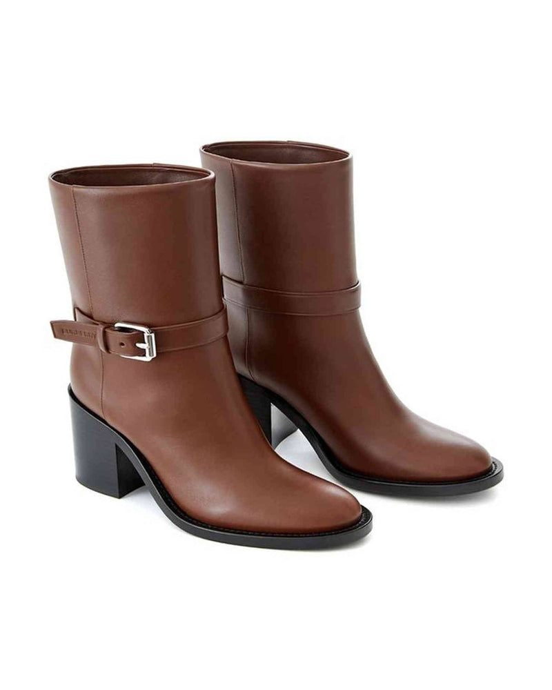 Burberry Leather Brown Boot Glam Steals