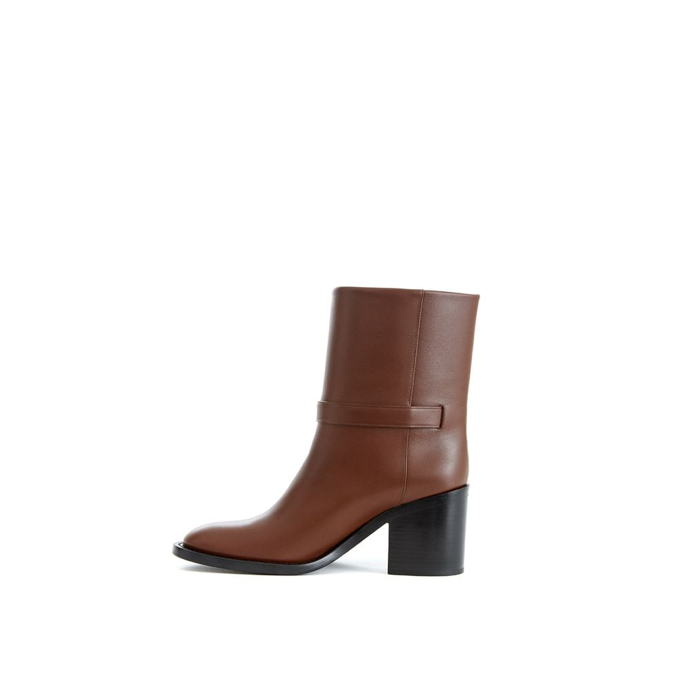 Burberry Leather Brown Boot Glam Steals