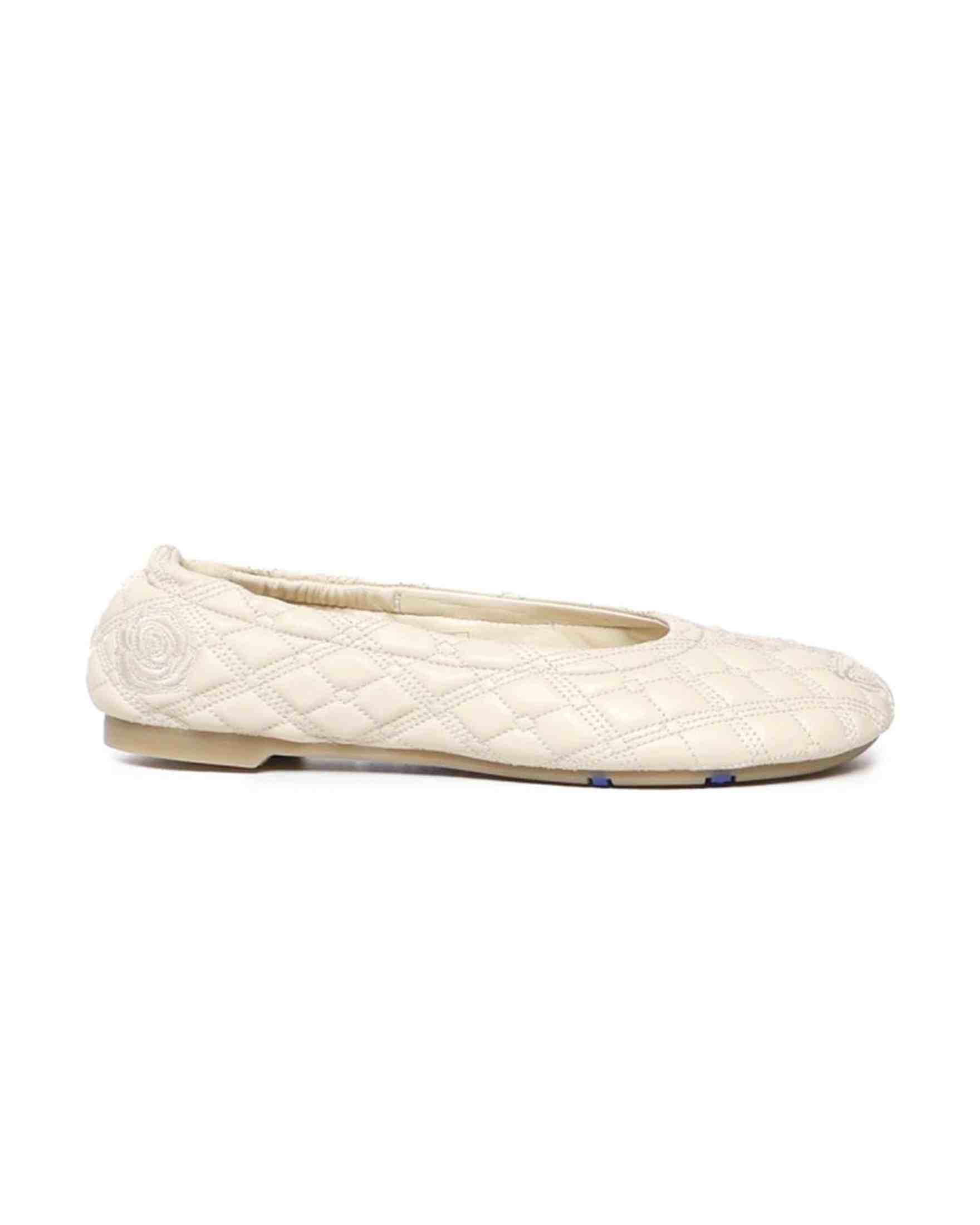 Burberry Leather Sadler Ballerina Flats Glam Steals