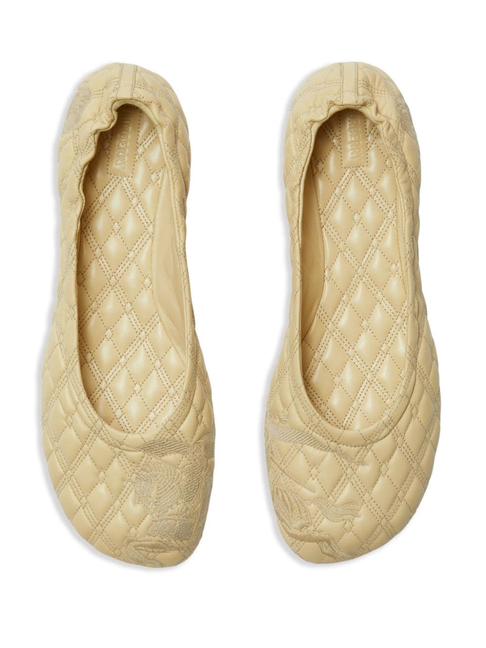Burberry Leather Sadler Ballerinas Glam Steals