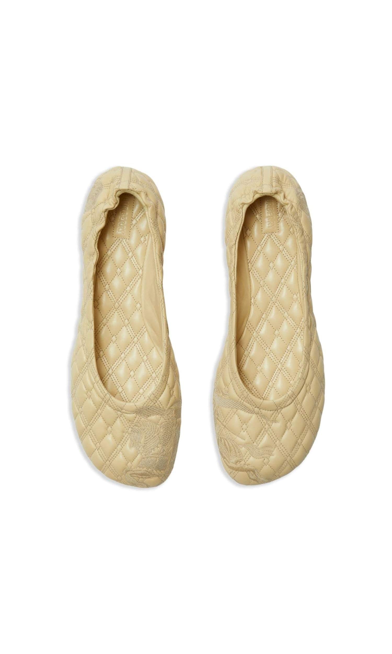 Burberry Leather Sadler Ballerinas Glam Steals