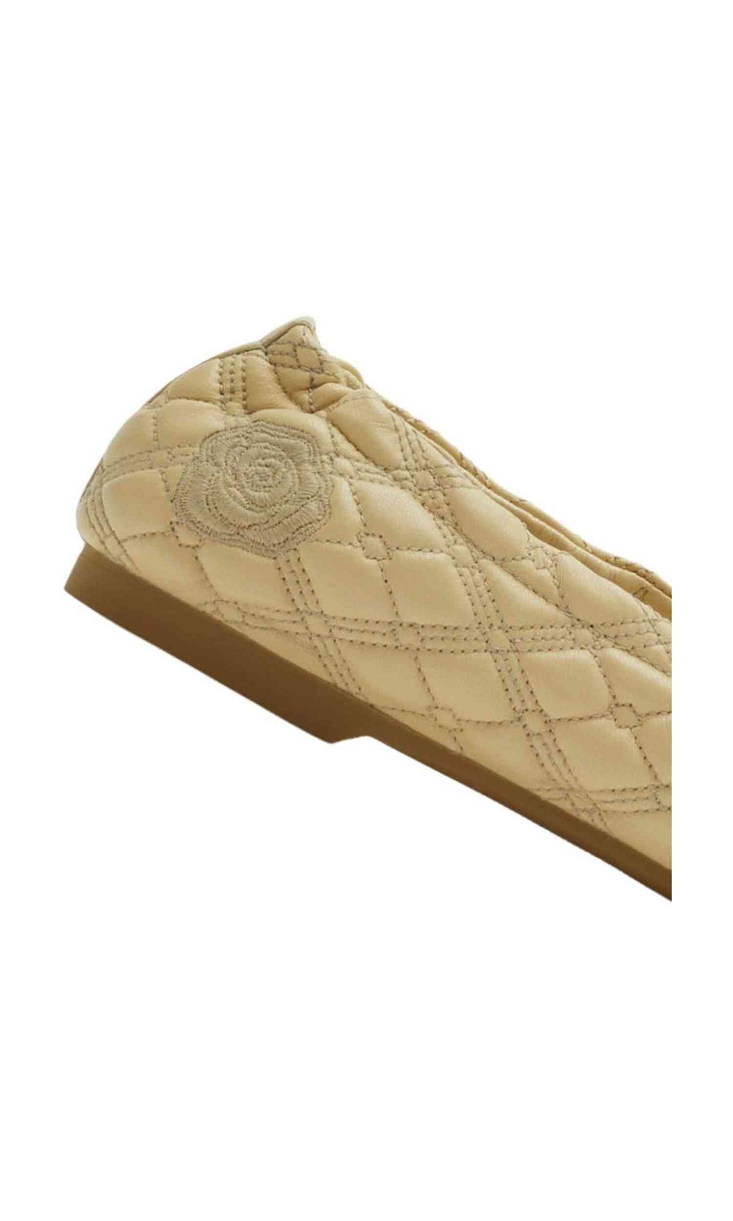 Burberry Leather Sadler Ballerinas Glam Steals