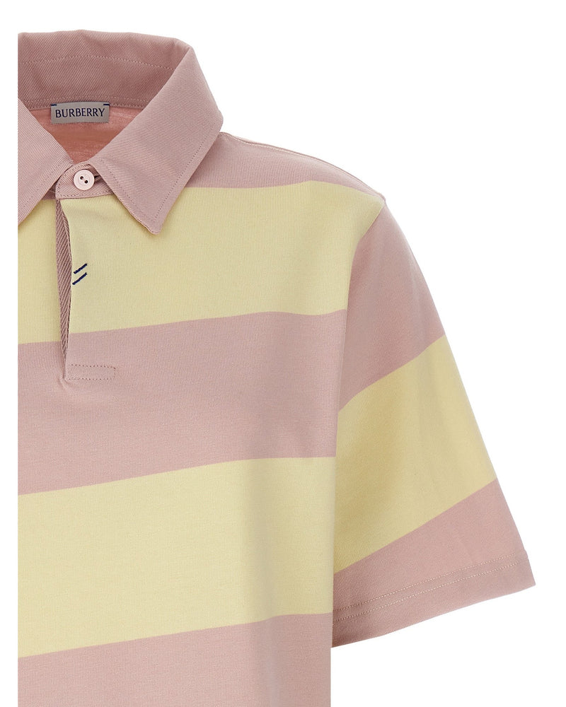 Burberry Logo Striped Polo Shirt Glam Steals